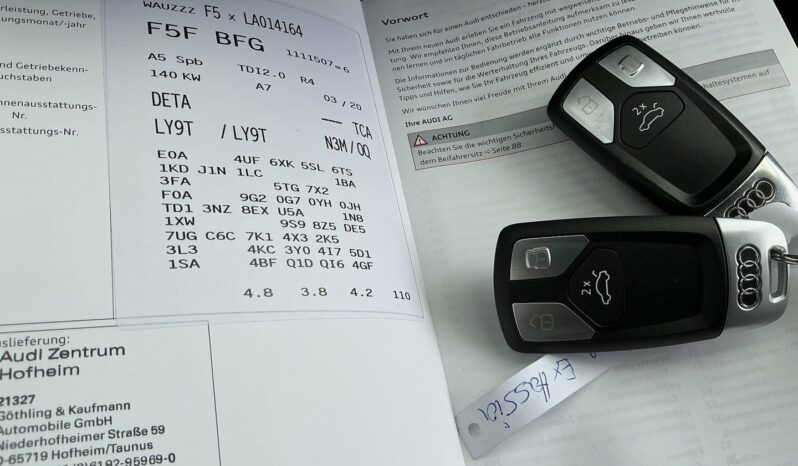 A5 40 TDI Stronic SPORTBACK Sline lleno